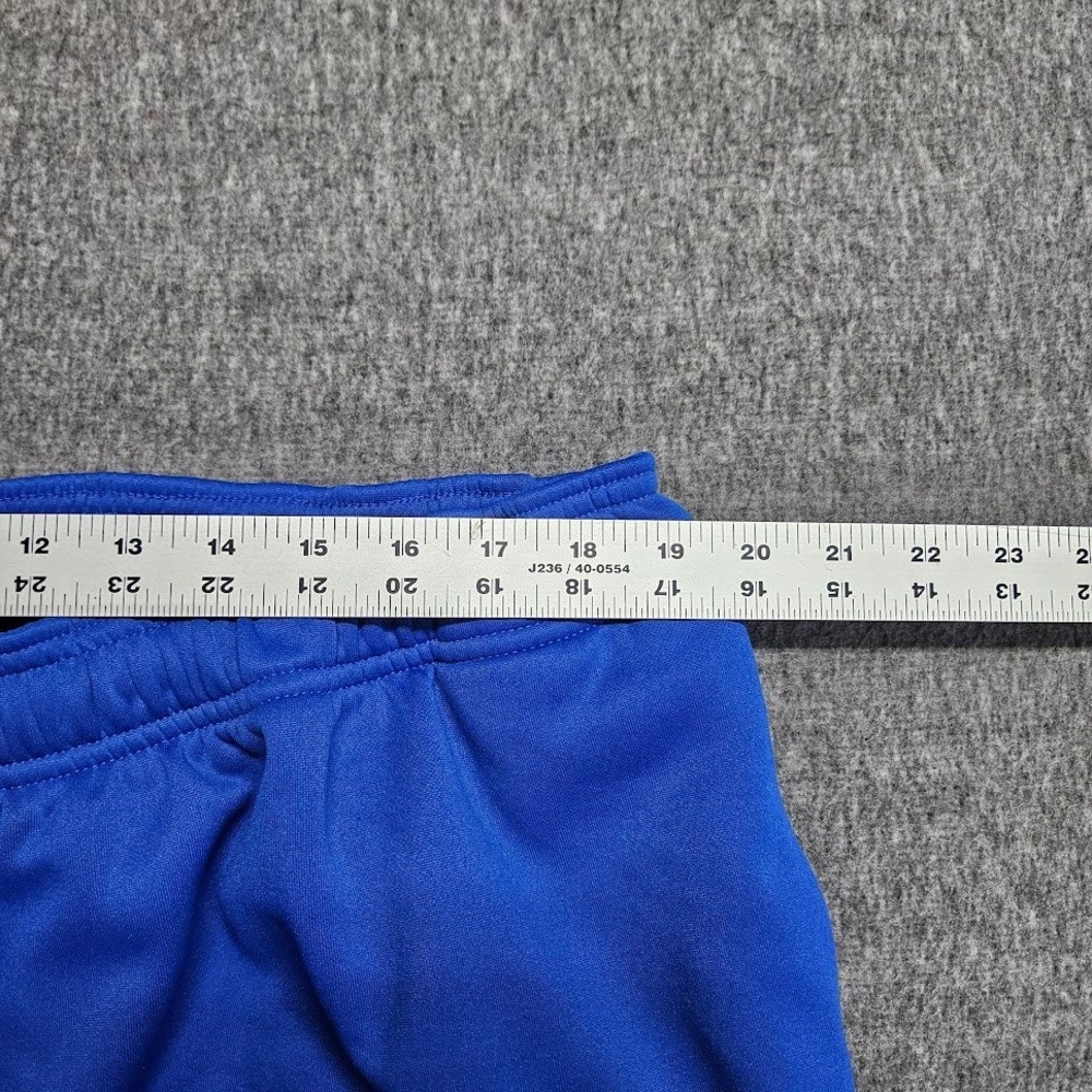 Adidas Track Pants Mens 2XLT Blue Kansas Jayhawks ClimaWarm M34652 Team Worn - Picture 6 of 11